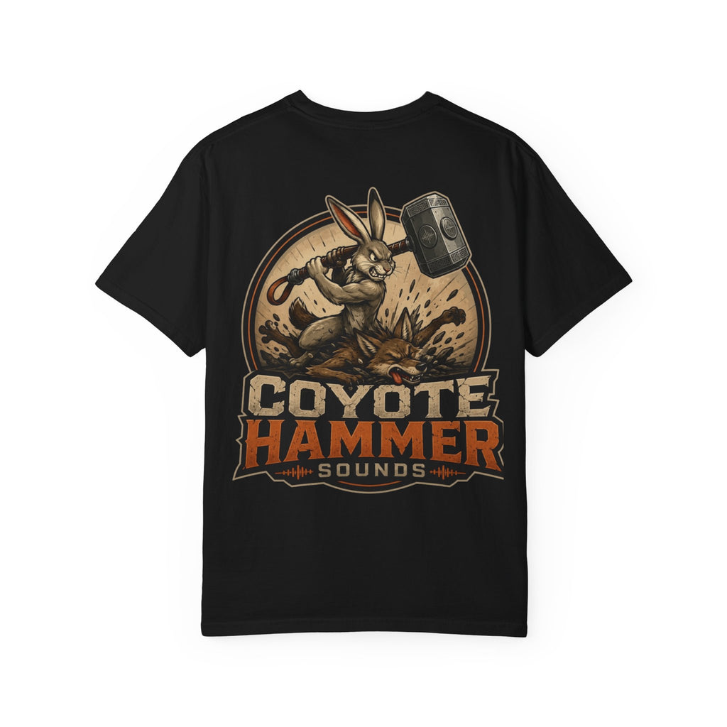 OG-Coyote Hammer Sounds Graphic T-Shirt — Retro Band Logo Tee