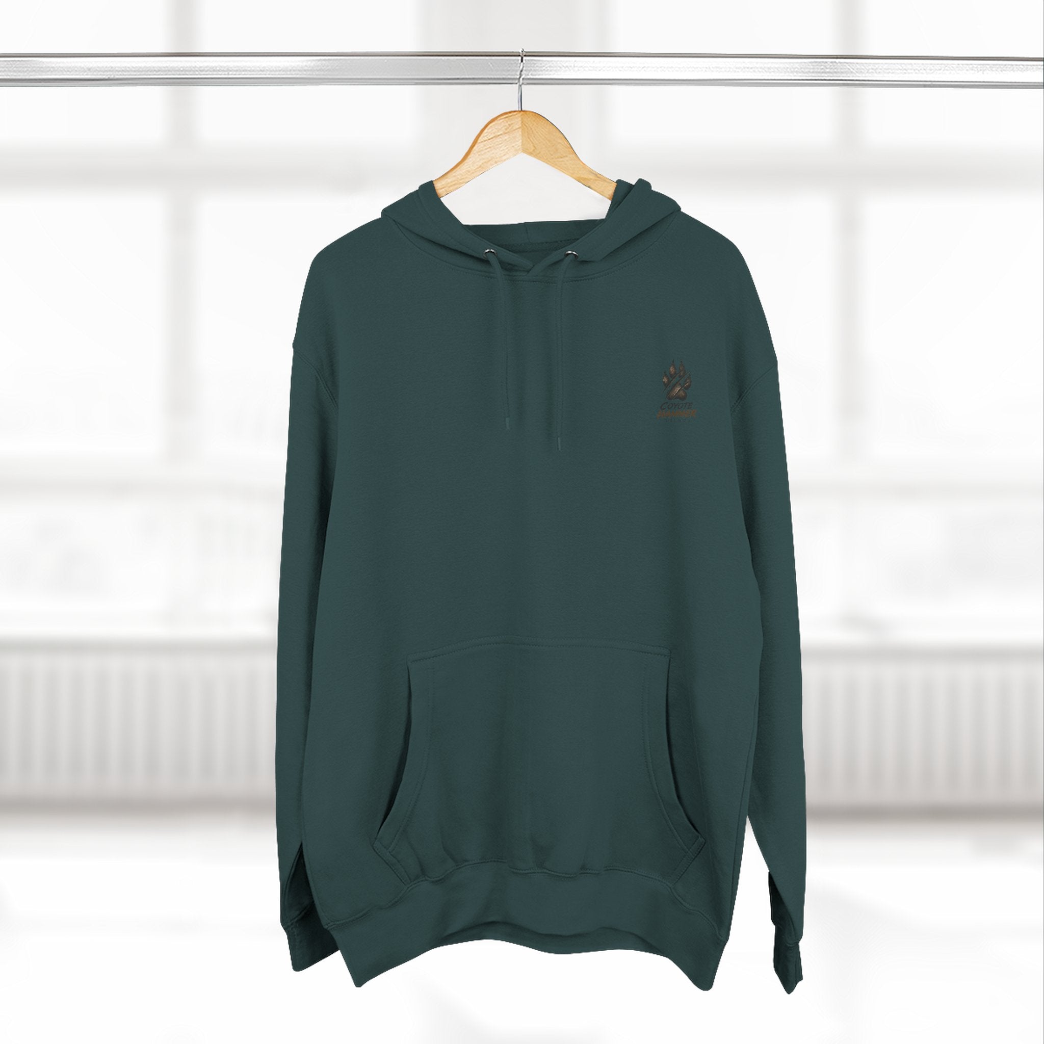 Randy Anderson-Coyote Hammer Sounds Fleece Hoodie — Retro Rabbit Band Graphic