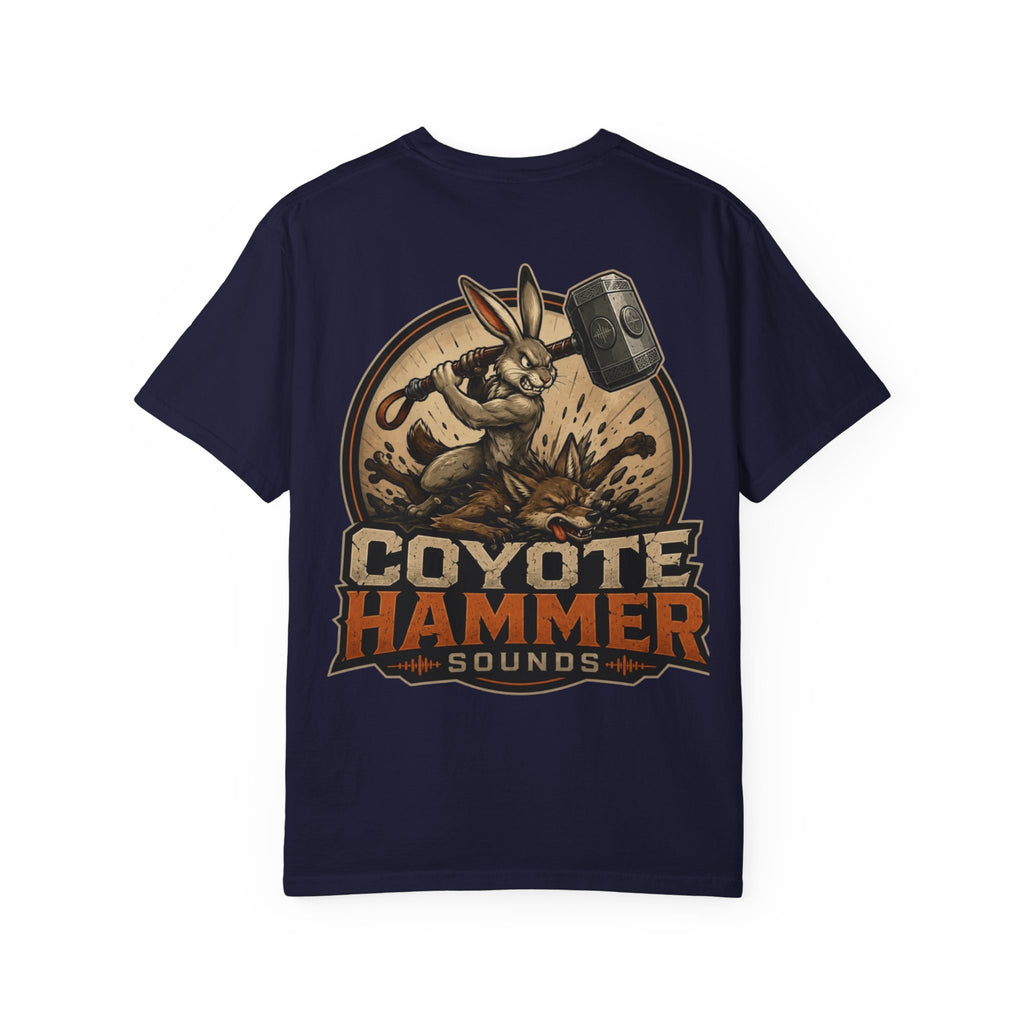 OG-Coyote Hammer Sounds Graphic T-Shirt — Retro Band Logo Tee