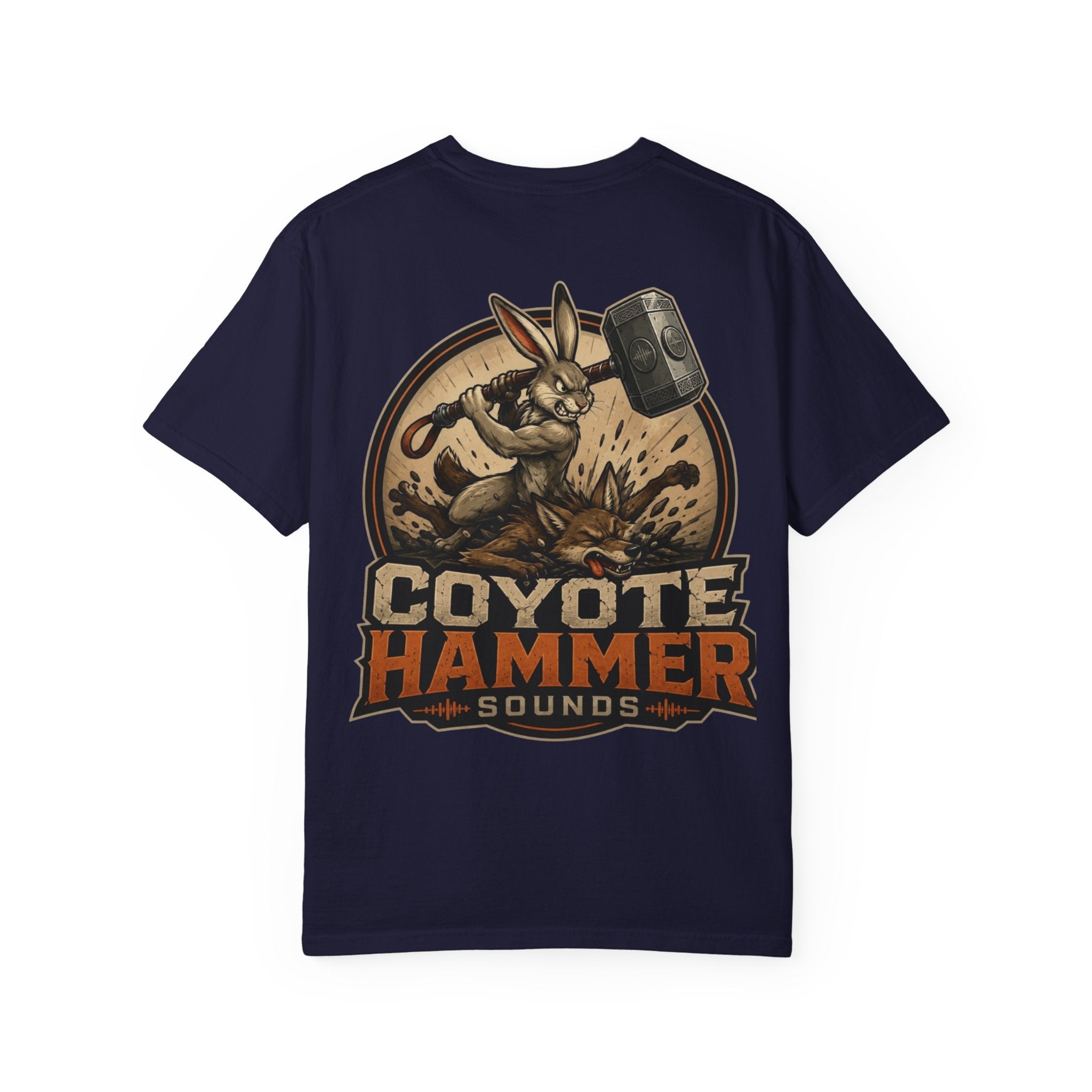 OG-Coyote Hammer Sounds Graphic T-Shirt — Retro Band Logo Tee