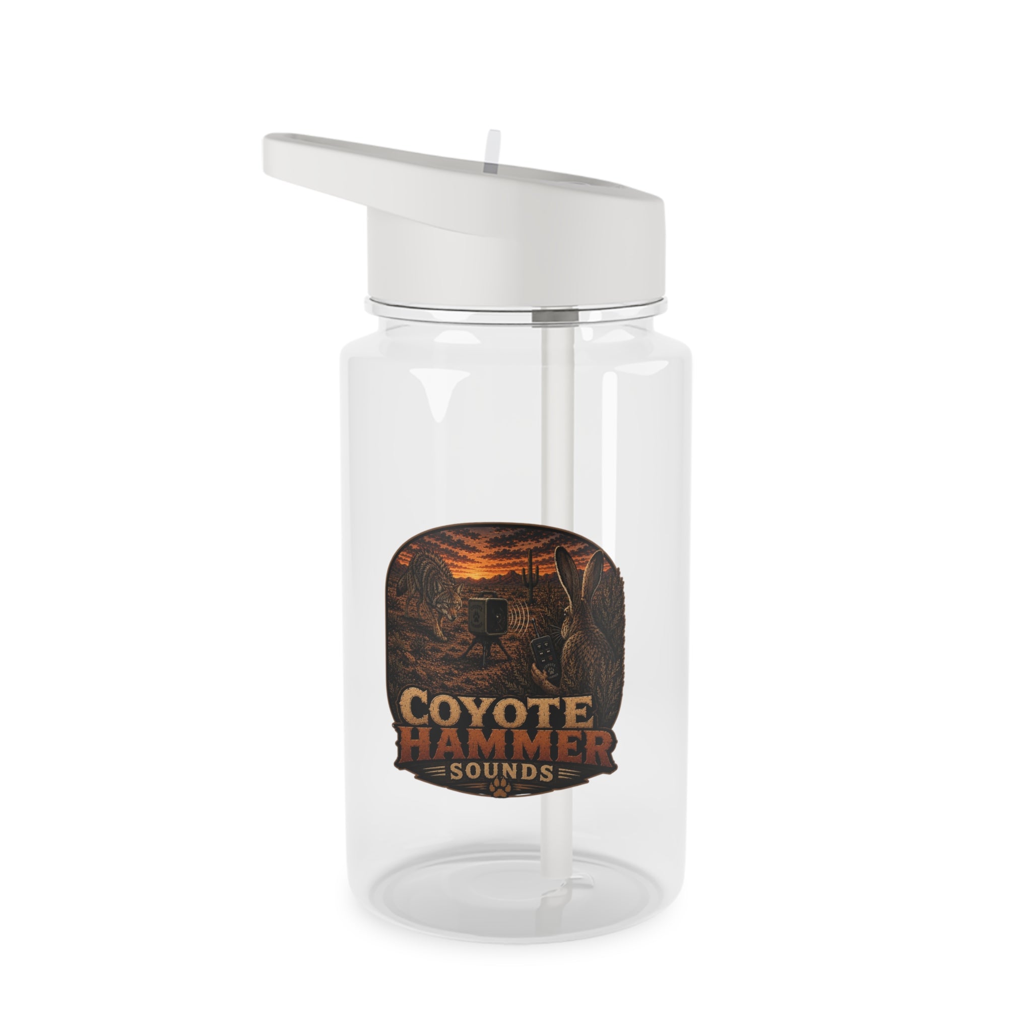 Tritan Water Bottle — Coyote Hammer Sounds Logo Sports Bottle