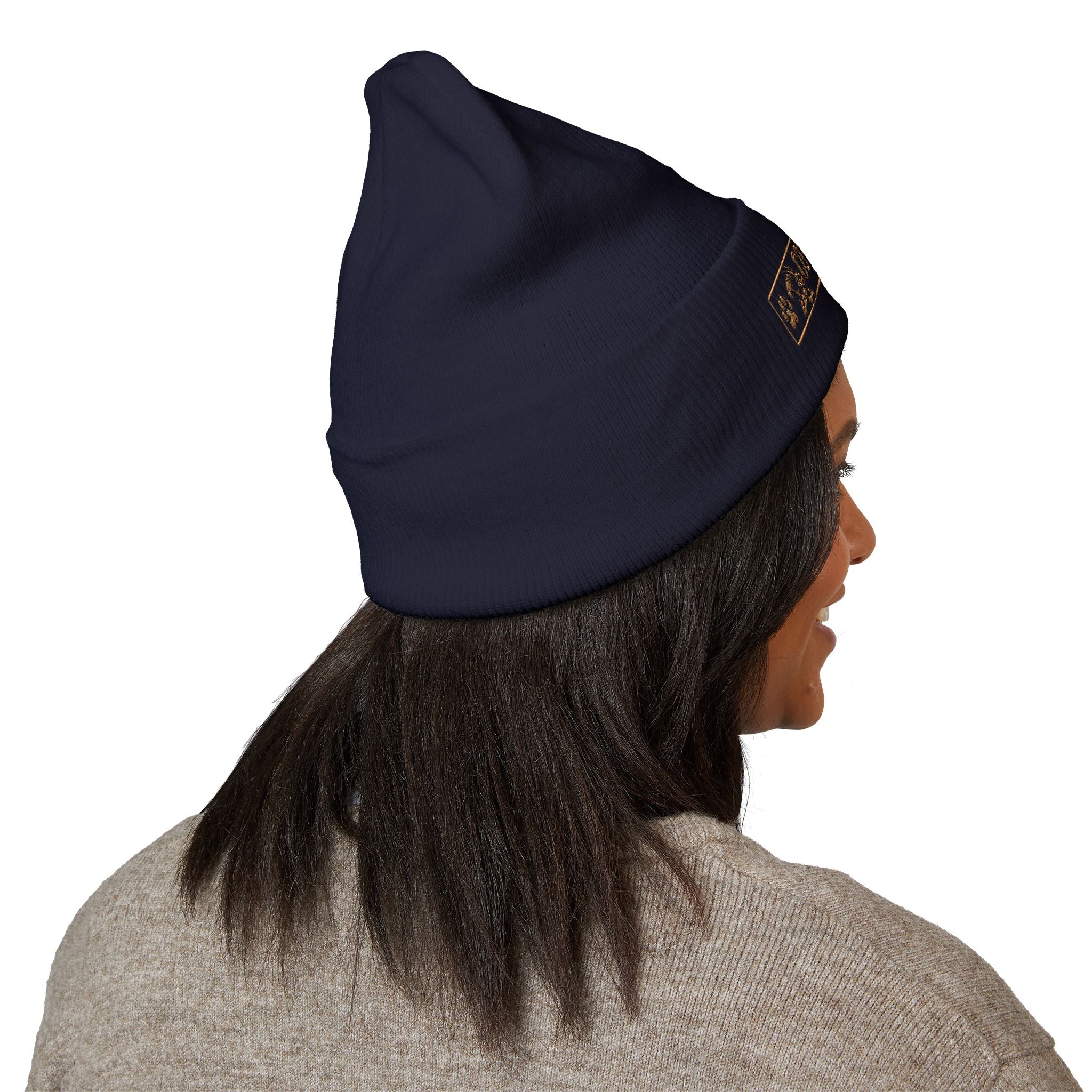 Beanie — Coyote Hunter Embroidered Cuffed Beanie (Olive)