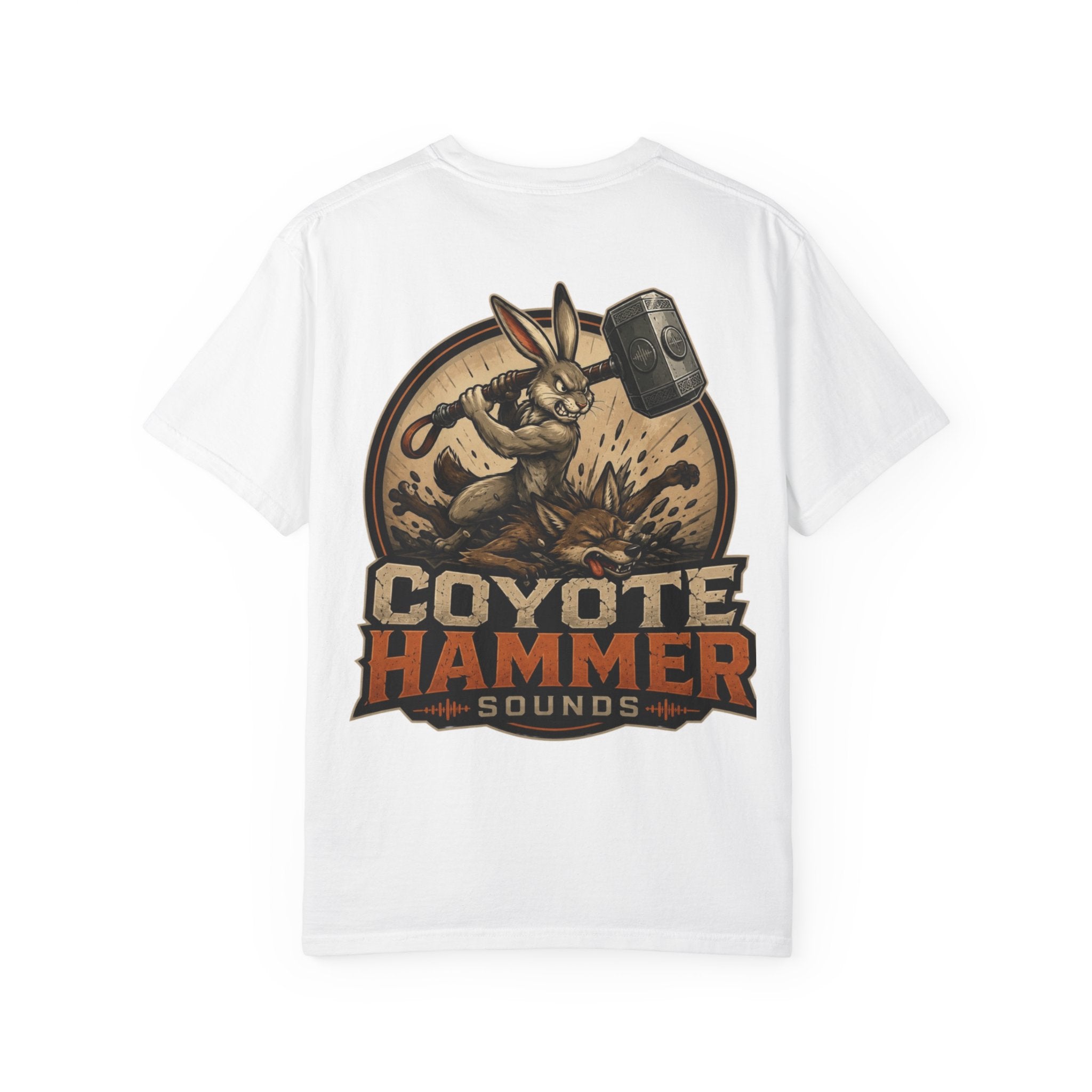 OG-Coyote Hammer Sounds Graphic T-Shirt — Retro Band Logo Tee