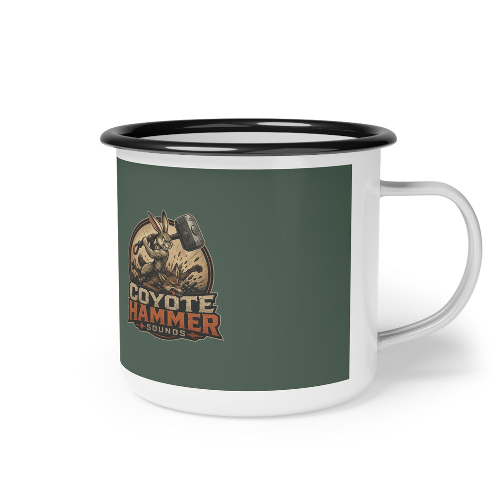 Enamel Camp Cup — Coyote Hammer Vintage Outdoor Camping Mug