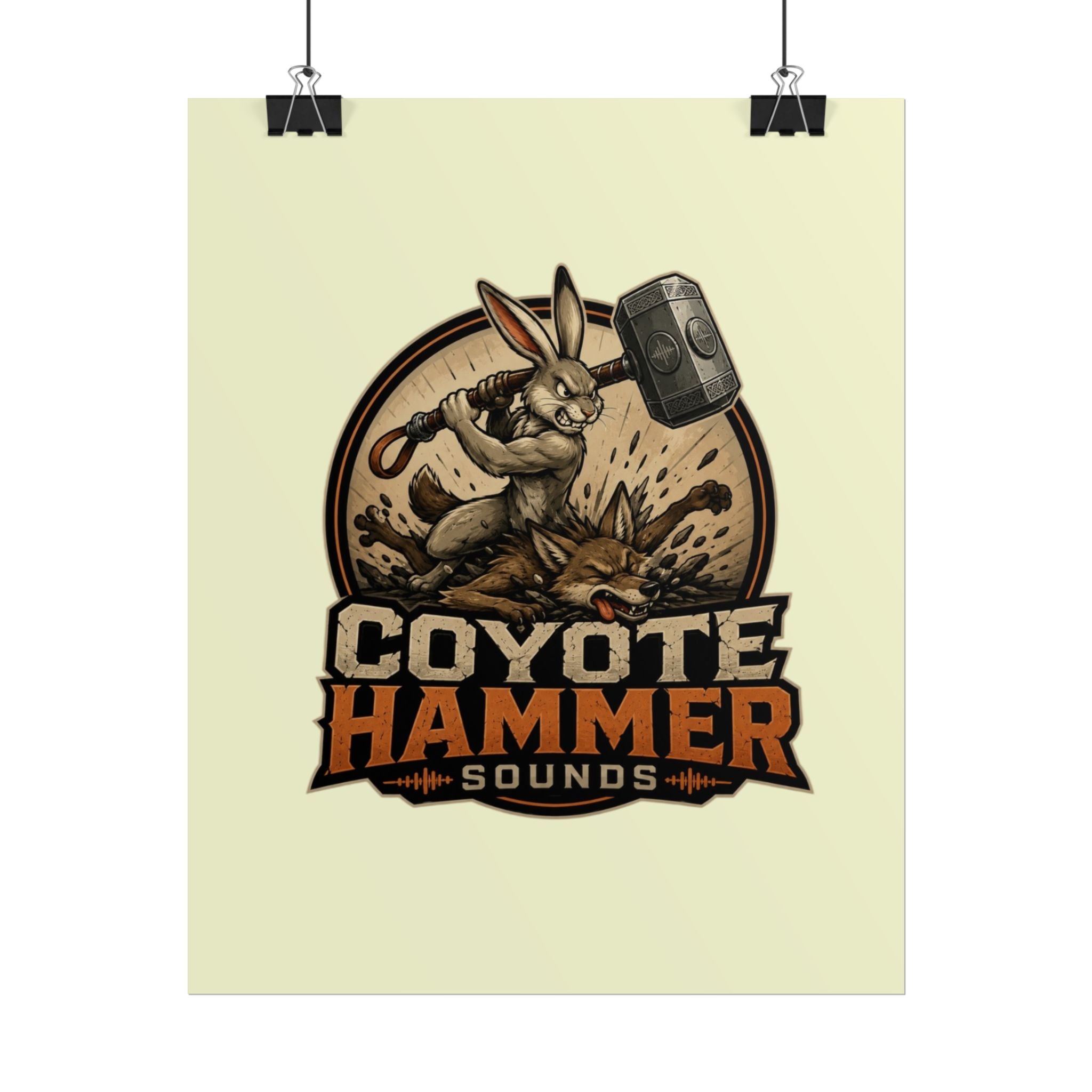 Coyote Hammer Sounds Poster