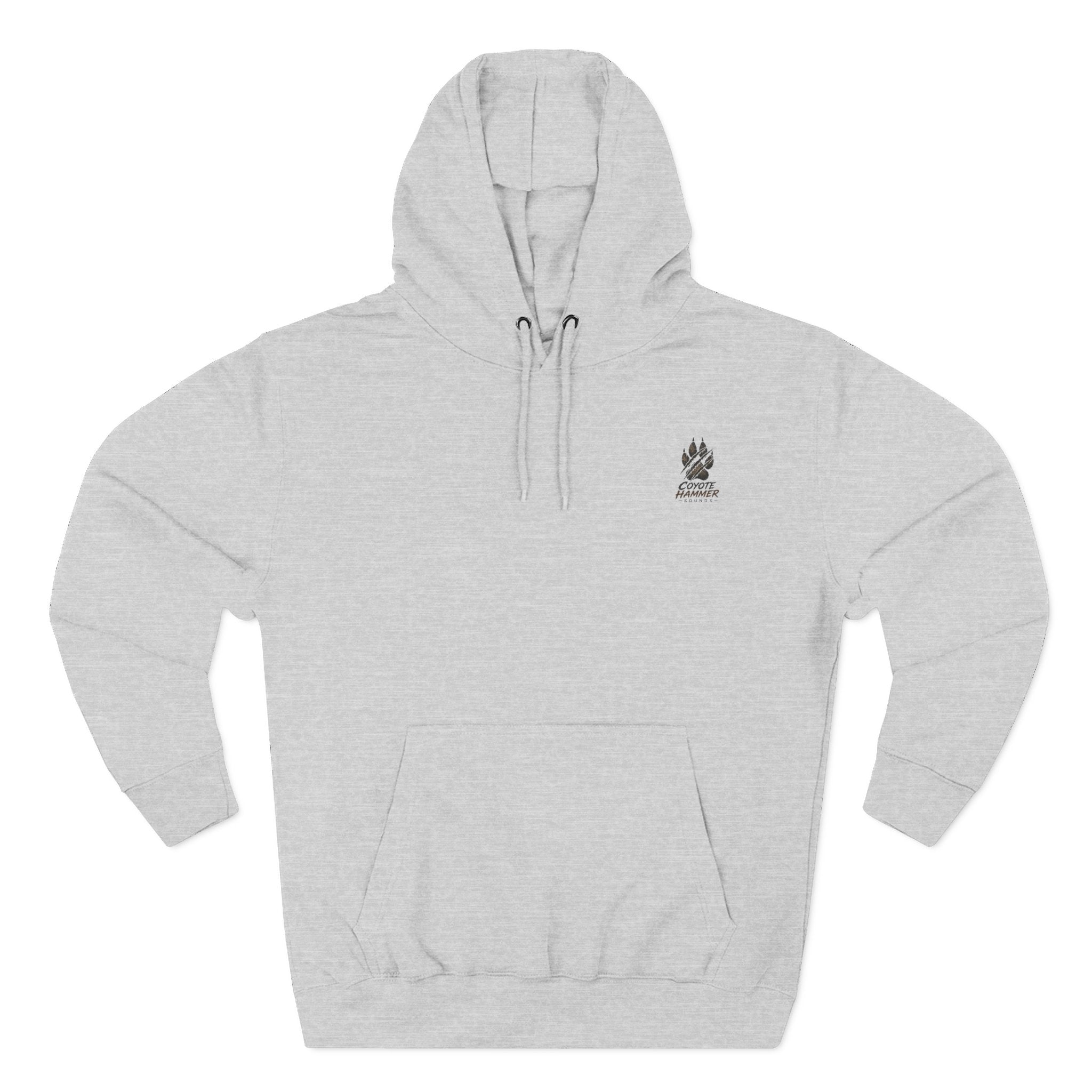 OG-Coyote Hammer Graphic Hoodie — Retro Mascot Fleece Pullover