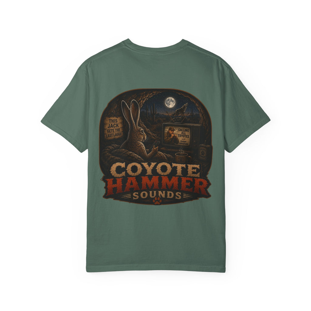 Randy Anderson-Coyote Hammer Sounds T-Shirt — Vintage Night Desert Graphic Tee