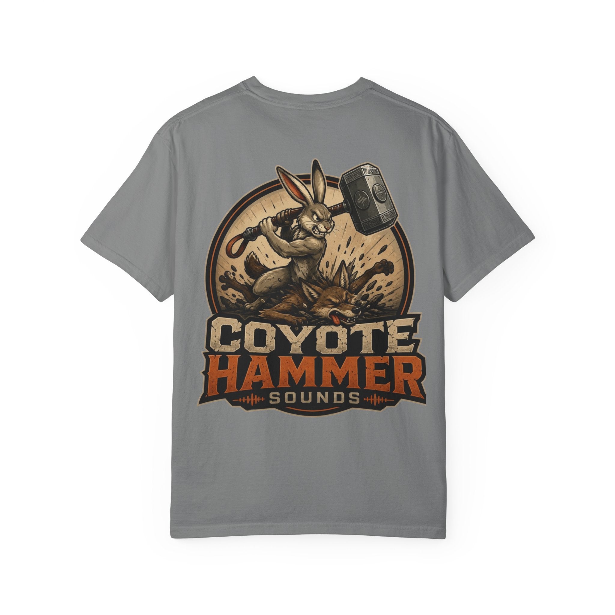 OG-Coyote Hammer Sounds Graphic T-Shirt — Retro Band Logo Tee
