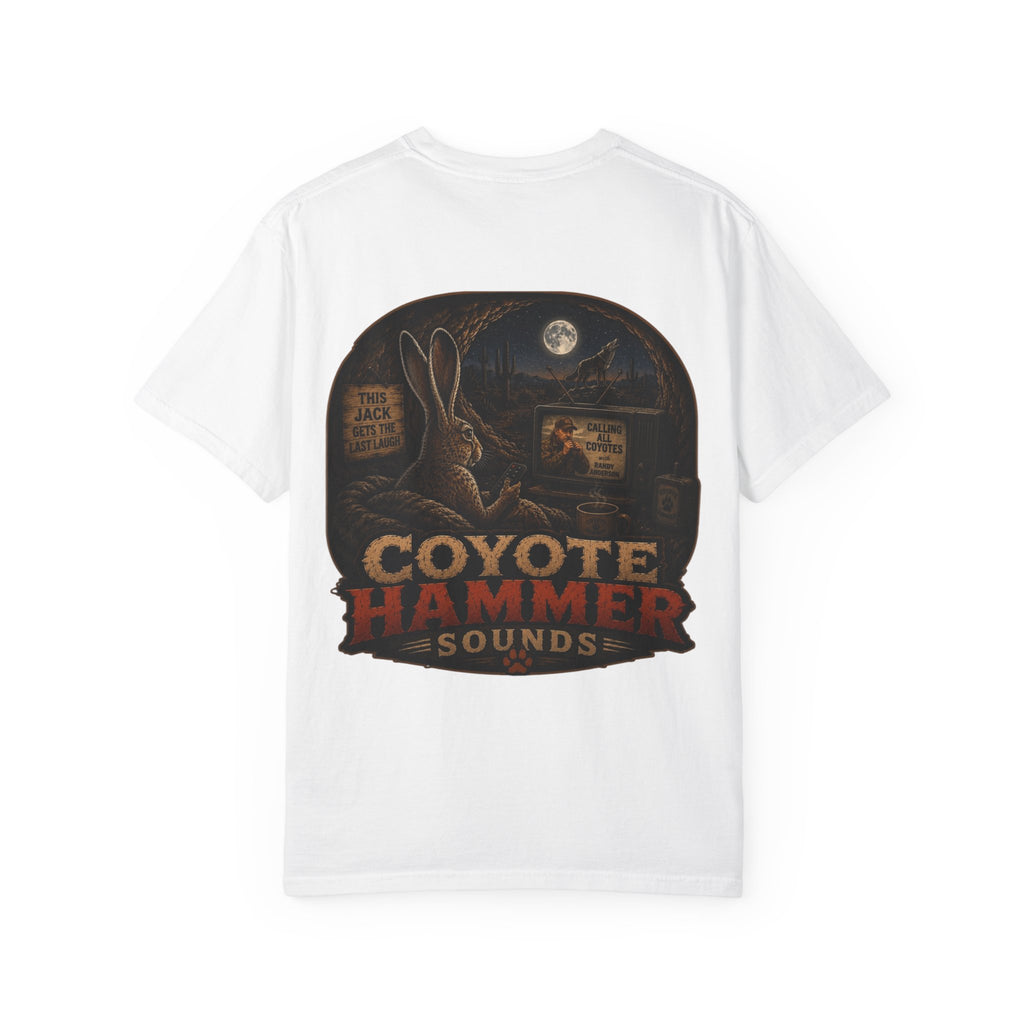 Randy Anderson-Coyote Hammer Sounds T-Shirt — Vintage Night Desert Graphic Tee