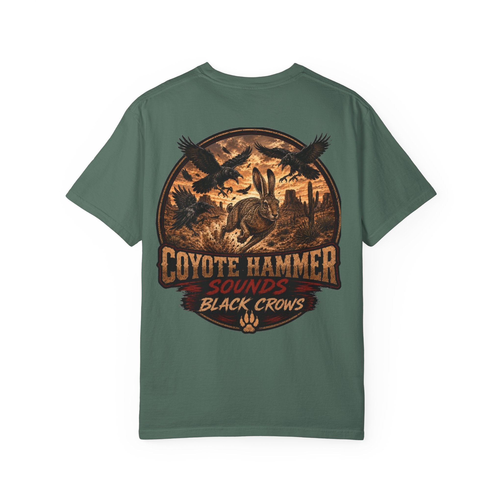 'Black Crows' Graphic T-Shirt — Vintage Desert Band Tee