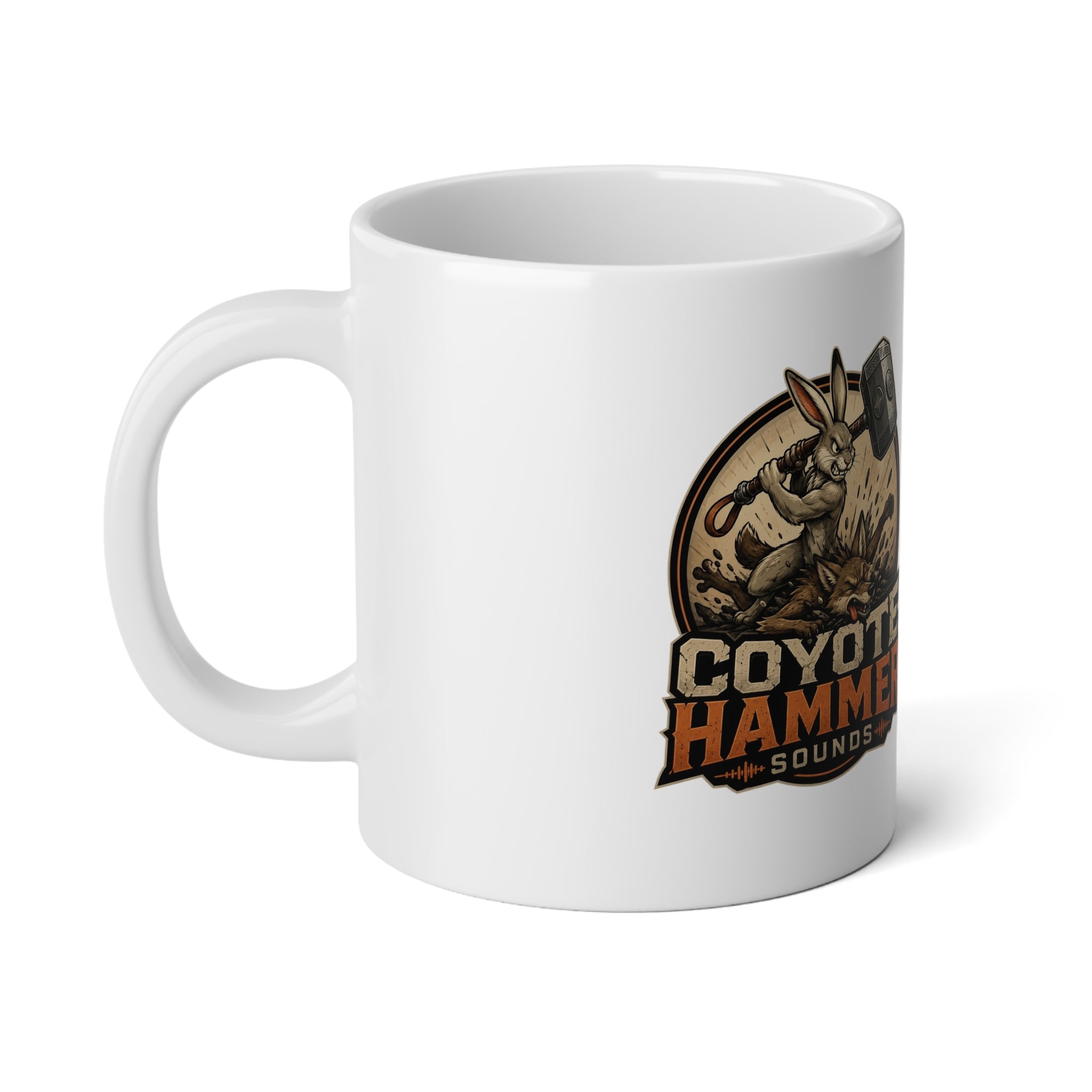Coyote Hammer 20oz Jumbo Mug — Rustic Hunting & Outdoors Coffee Cup