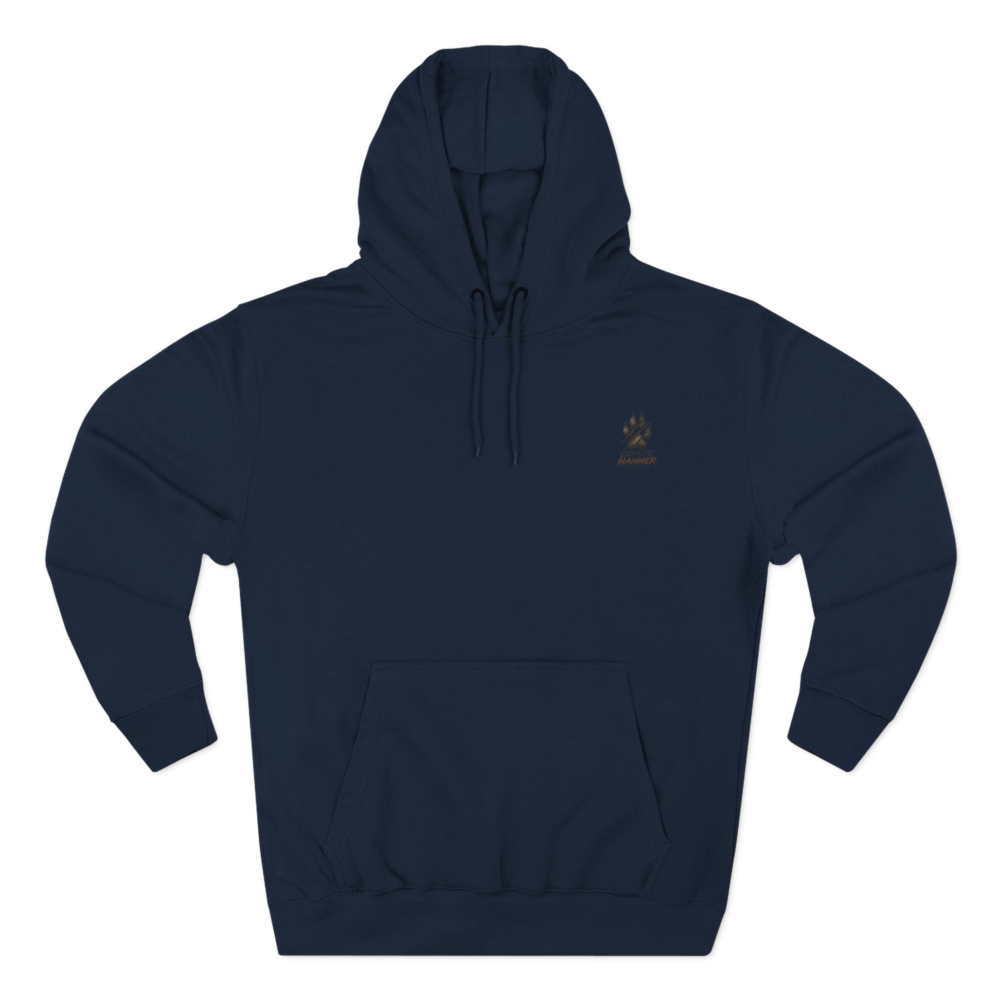 Randy Anderson-Coyote Hammer Sounds Fleece Hoodie — Retro Rabbit Band Graphic