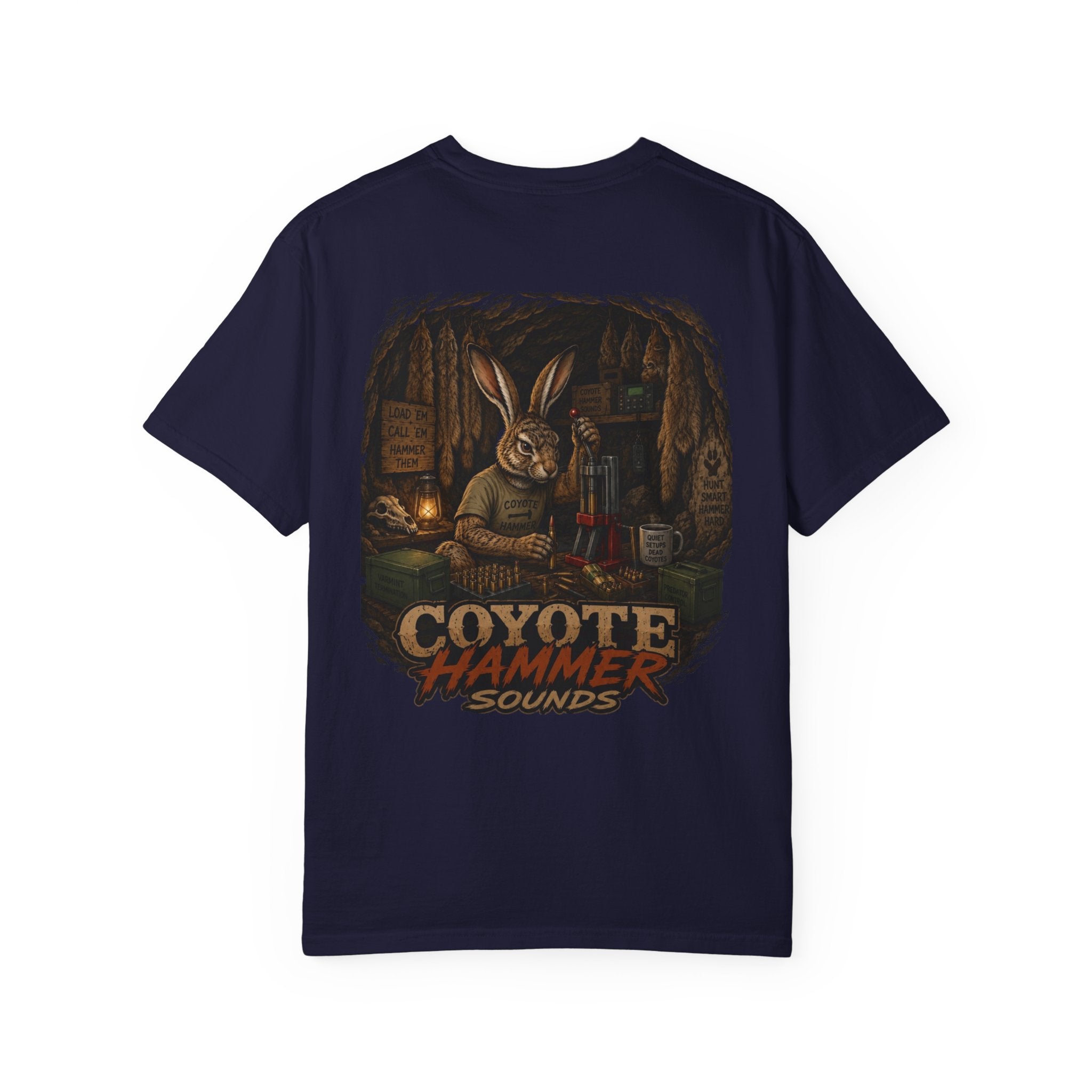 Loaded Jack-Coyote Hammer Sounds Graphic T-Shirt