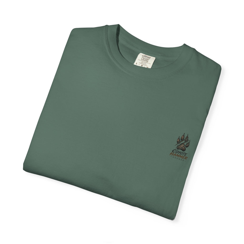 Randy Anderson-Coyote Hammer Sounds T-Shirt — Vintage Night Desert Graphic Tee
