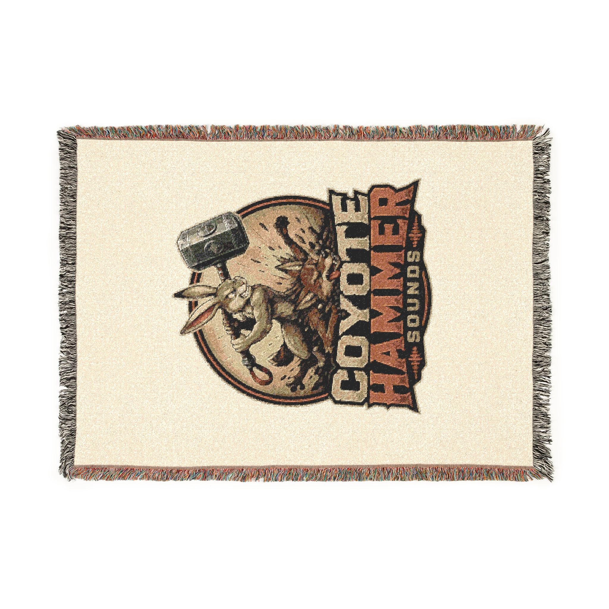 Coyote Hammer Woven Blanket