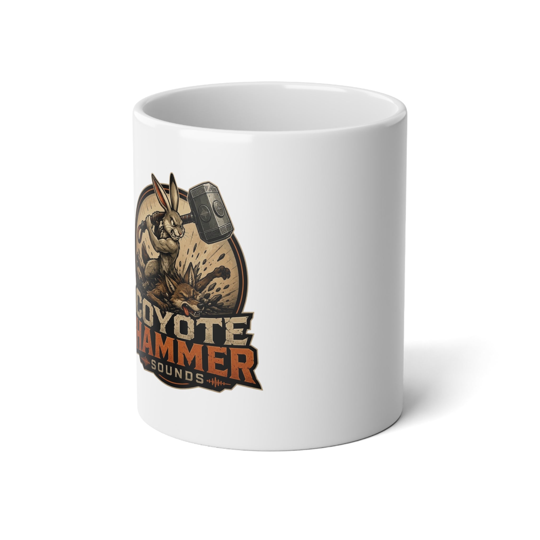 Coyote Hammer 20oz Jumbo Mug — Rustic Hunting & Outdoors Coffee Cup