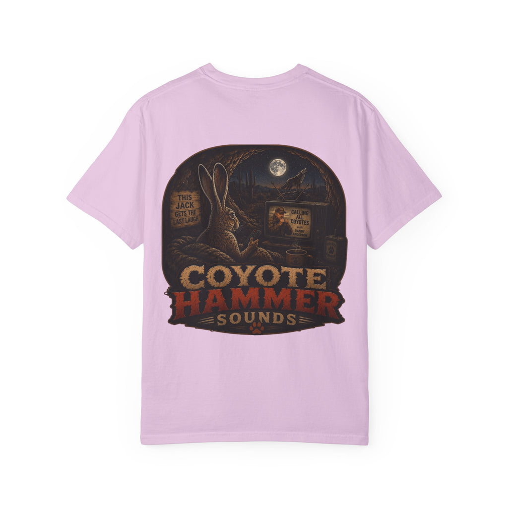 Randy Anderson-Coyote Hammer Sounds T-Shirt — Vintage Night Desert Graphic Tee