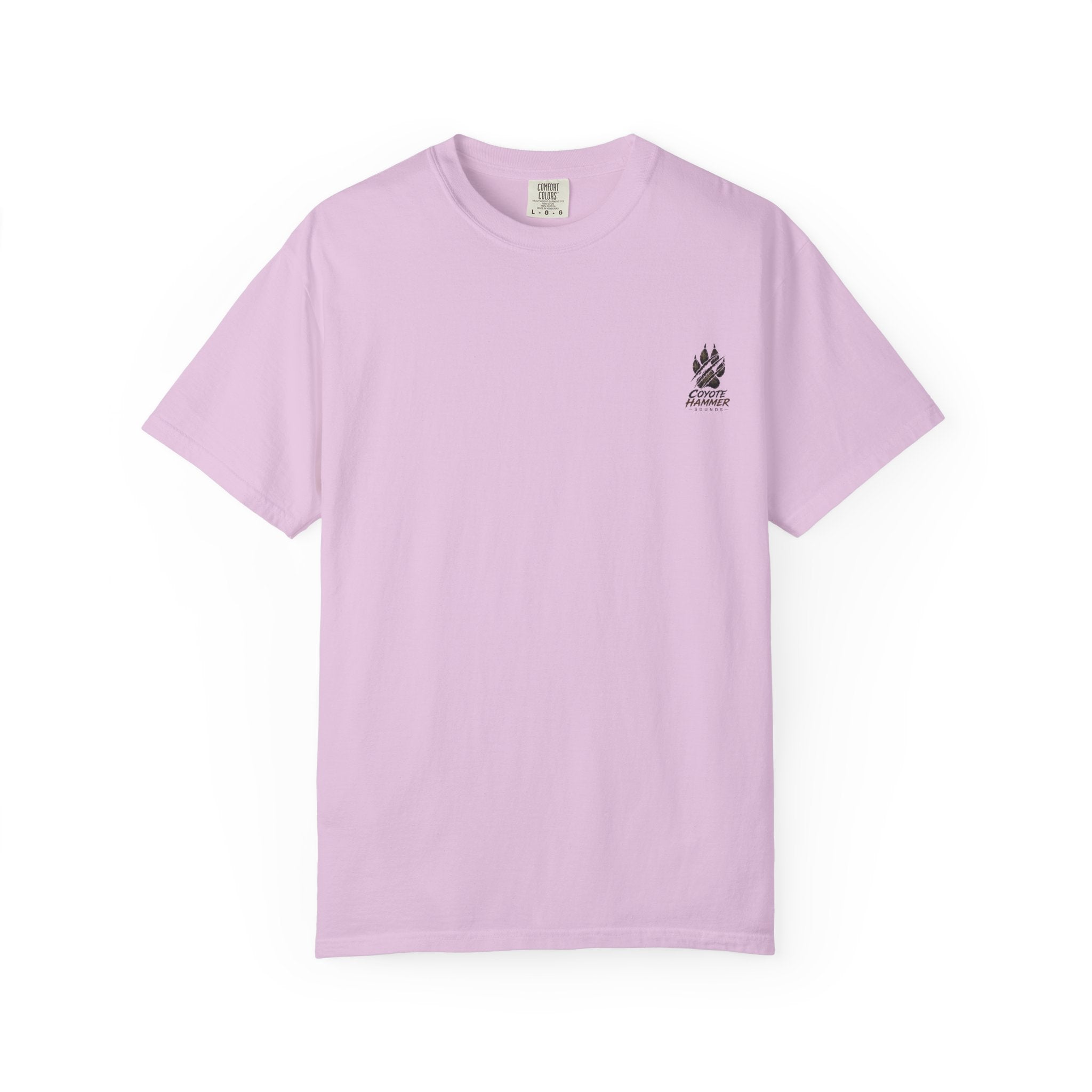 Randy Anderson-Coyote Hammer Sounds T-Shirt — Vintage Night Desert Graphic Tee