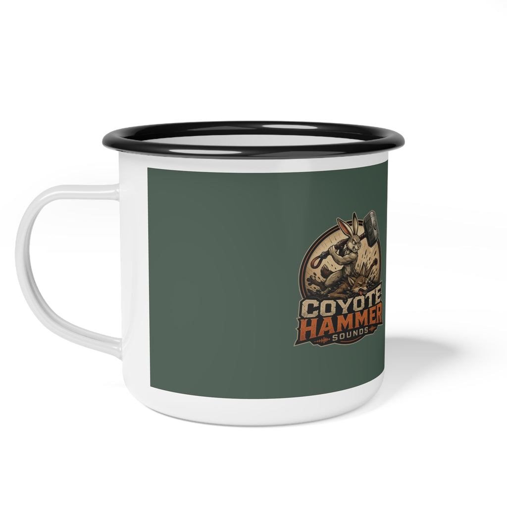 Enamel Camp Cup — Coyote Hammer Vintage Outdoor Camping Mug